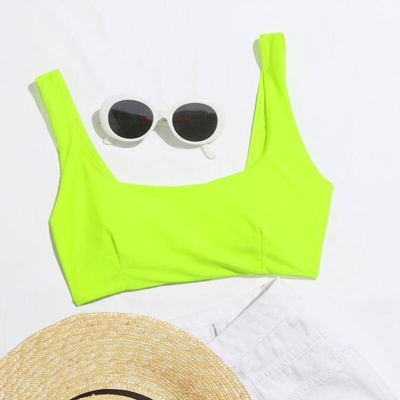 

Neon Lime Bikini Top, Neon lime green