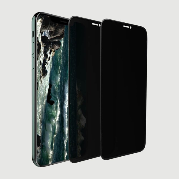 

2шт пленка из закаленного стекла защиты конфиденциальности для экран iPhone, Чёрный