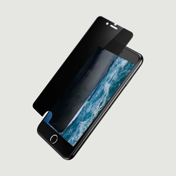 

1шт пленка из закаленного стекла защиты конфиденциальности для экран iPhone, Чёрный
