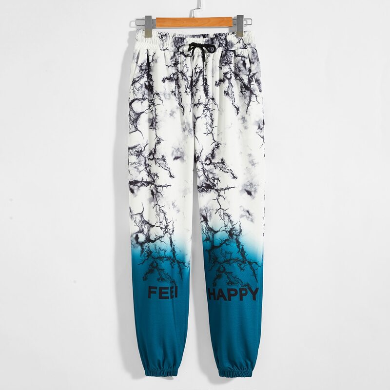 

Guys Graphic Print Joggers, Multicolor