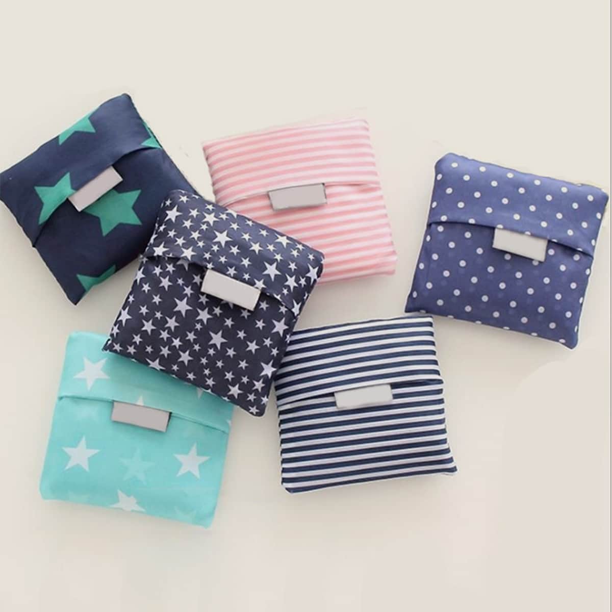 

1pc Foldable Random Storage Bag, Multicolor