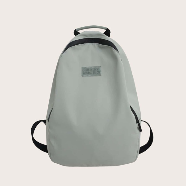 

Letter Patch Backpack, Green