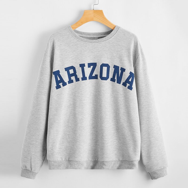 

Letter Graphic Sweatshirt, Light grey