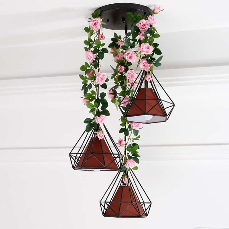 

1pc Artificial String Rose, Multicolor