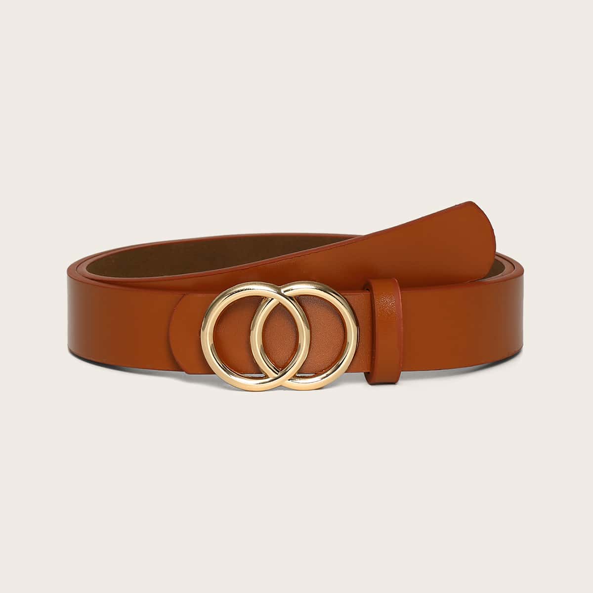 

Ring Buckle Belt, Brown