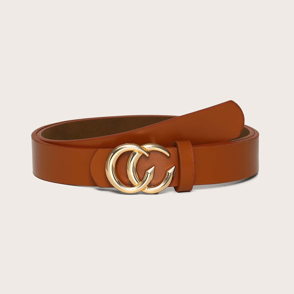 

Ring Buckle Belt, Brown