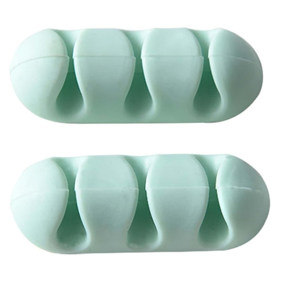 

1pc Data Cable Organizer, Mint green pastel