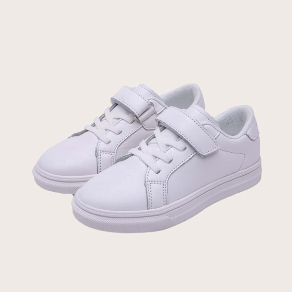 

Boys Luminous Detail Velcro Strap Skate Shoes, White