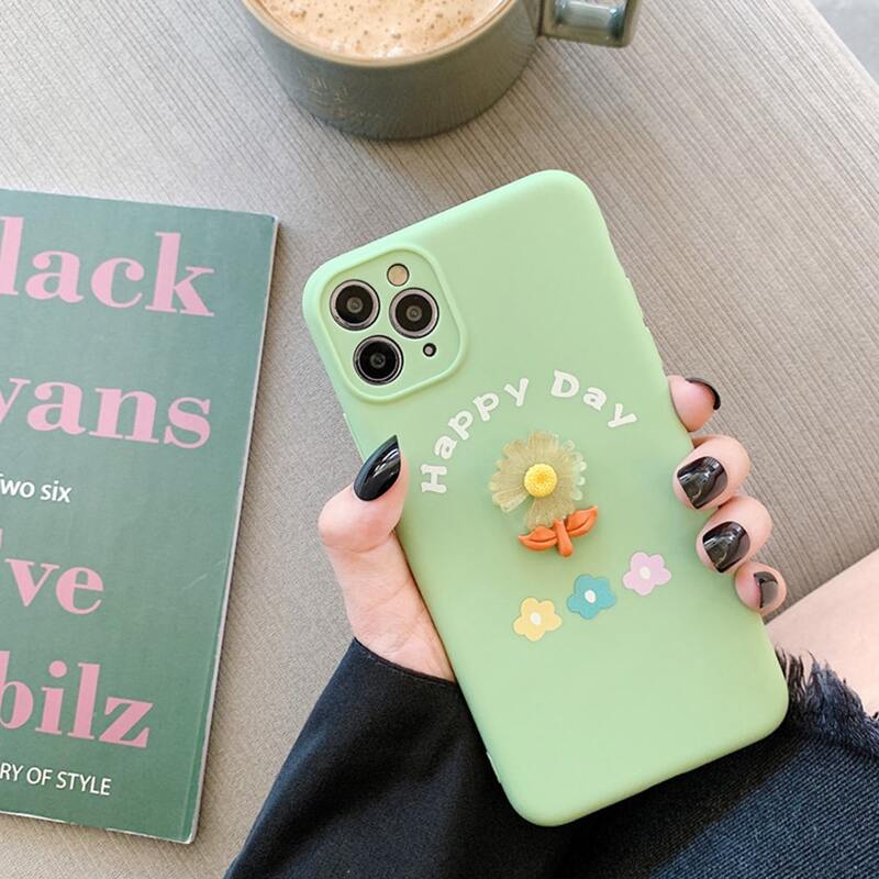 

Sunflower iPhone Case, Pastel mint green
