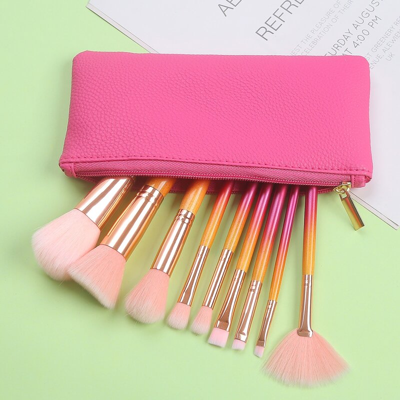 

9pcs Makeup Brush Set, Multicolor
