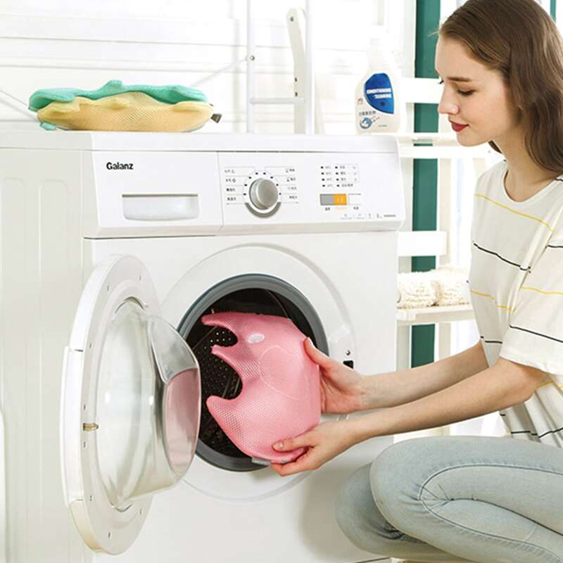 

1pc Random Color Mesh Laundry Bag, Multicolor