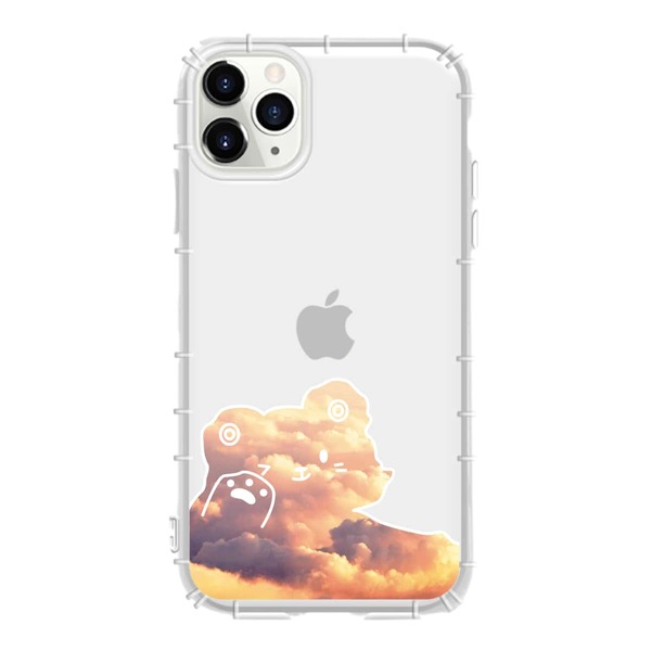 

Чехол для iPhone с узором облака, Прозрачный