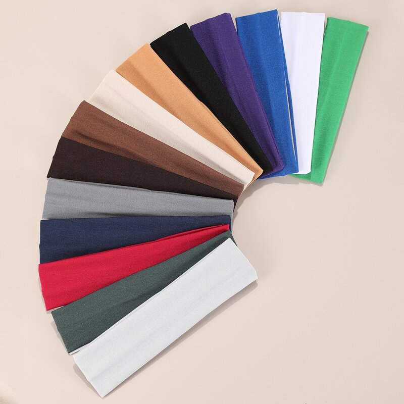 

14pcs Simple Colorful Headband, Multicolor