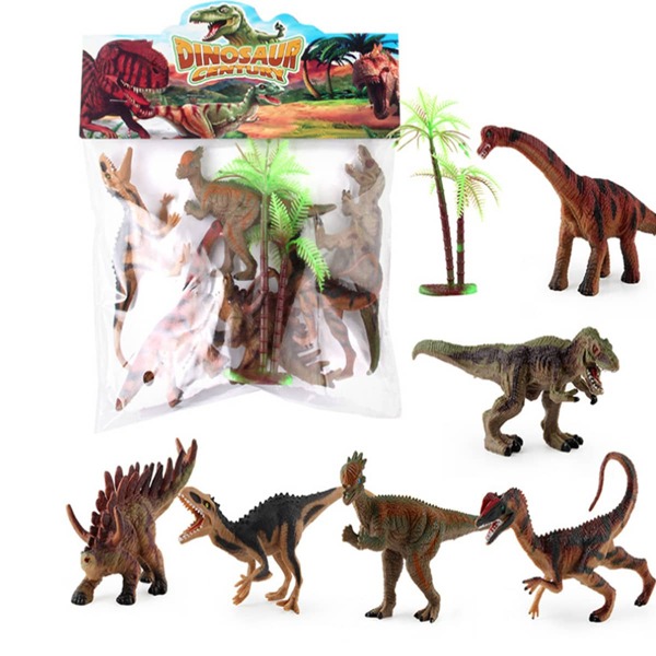 

7pcs Toddler Kids Dinosaur Toy, Multicolor