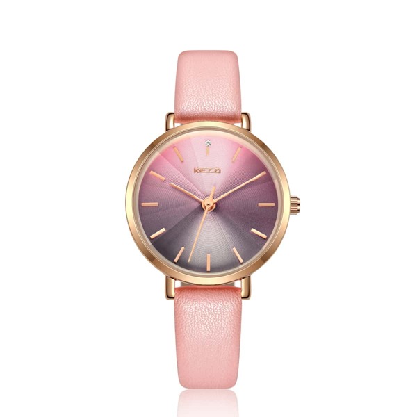 

PU Strap Gradient Dial Quartz Watch
