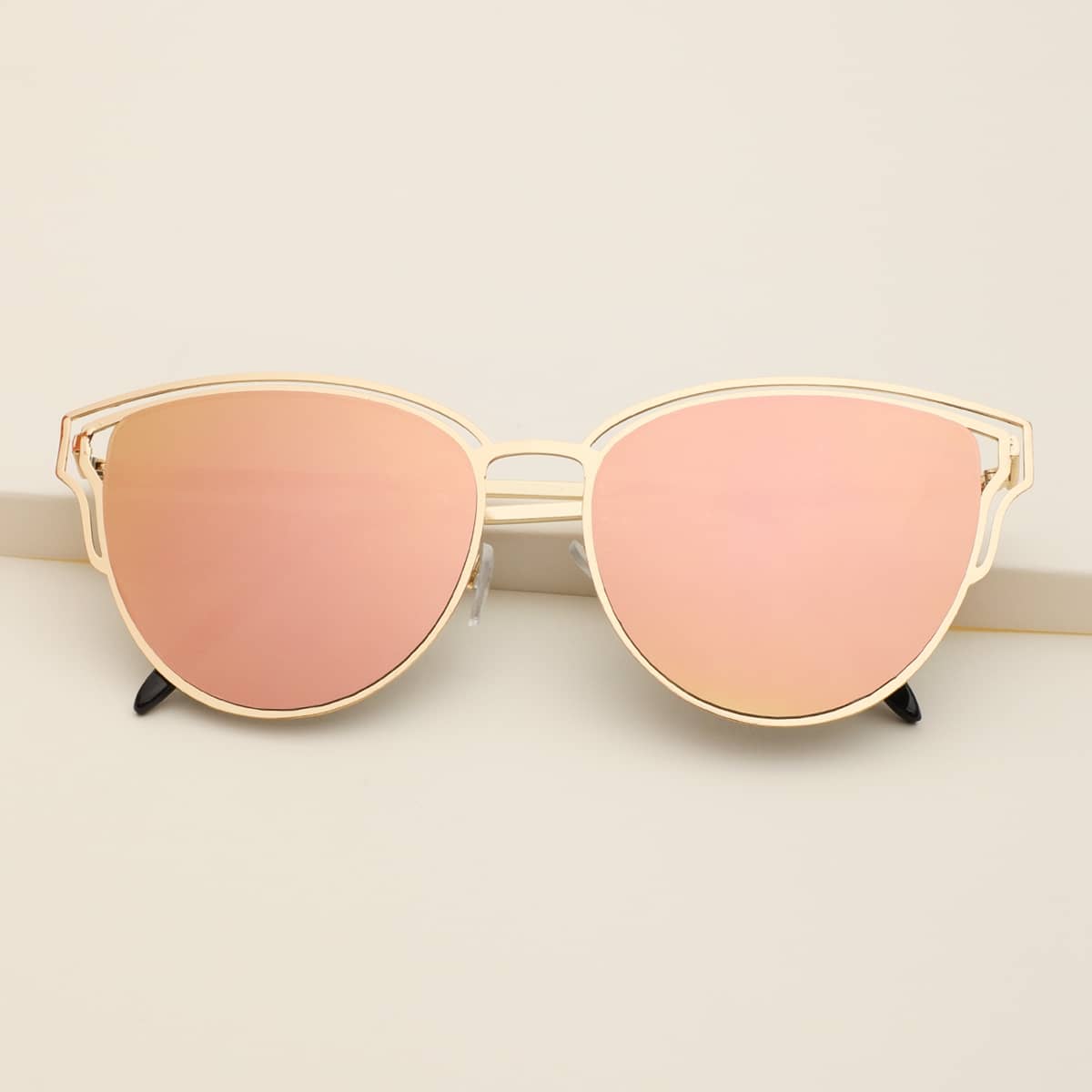 

Metal Frame Sunglasses, Pink