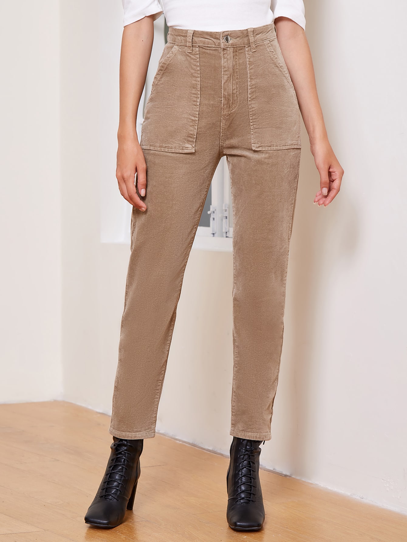 Slant Pocket Corduroy Pants thumbnail