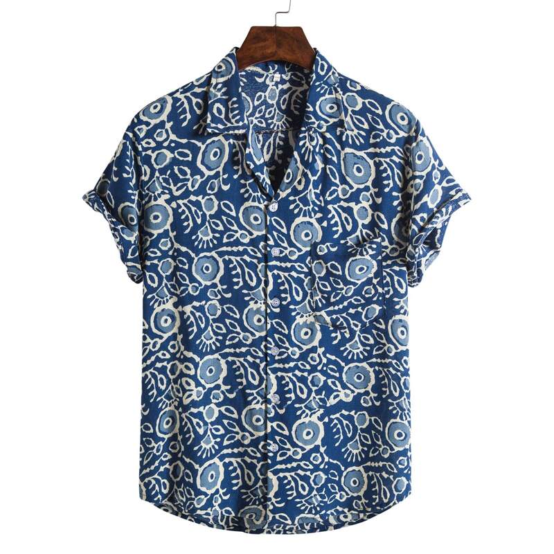 

Guys Allover Print Shirt, Multicolor