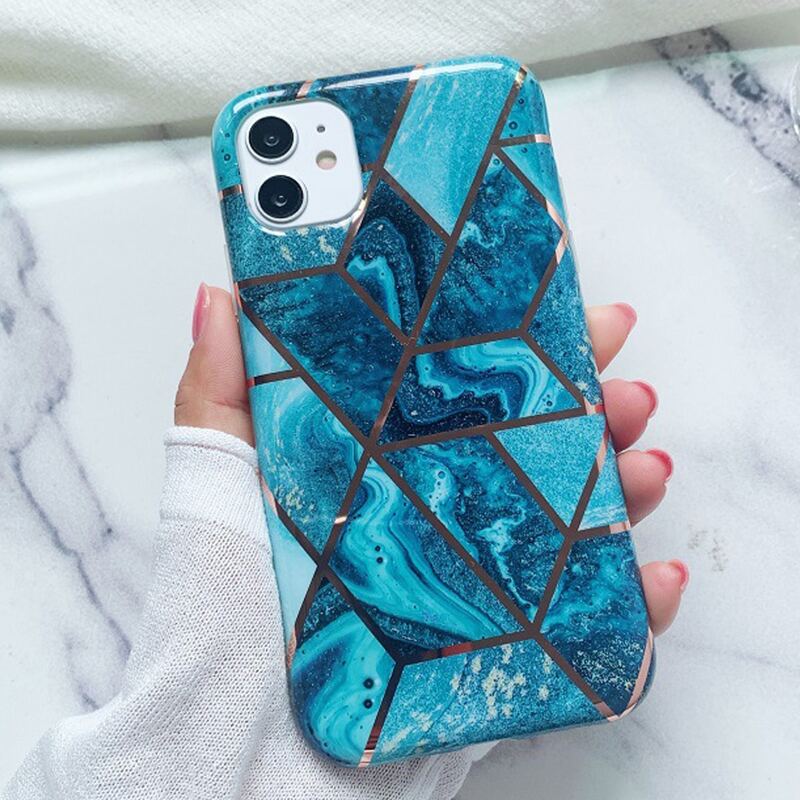 

Glitter Geo iPhone Case, Multicolor
