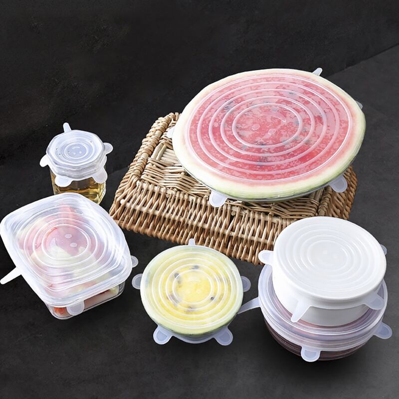 

6pcs Clear Fresh-keeping Cover
