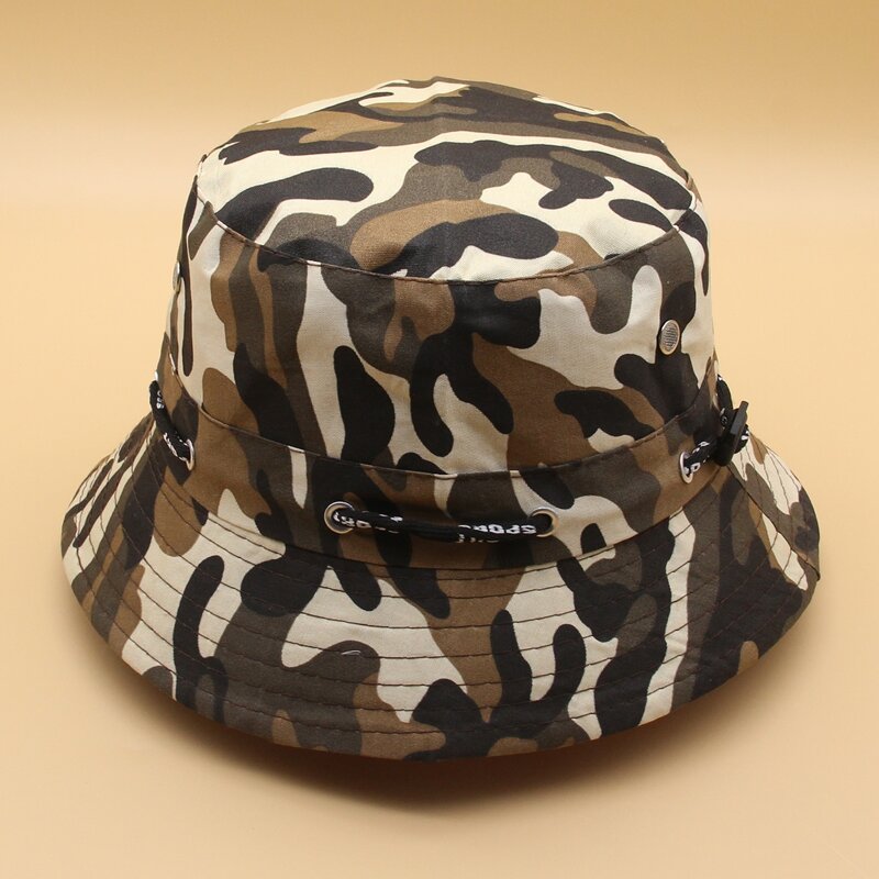

Camouflage Print Bucket Hat, Army green
