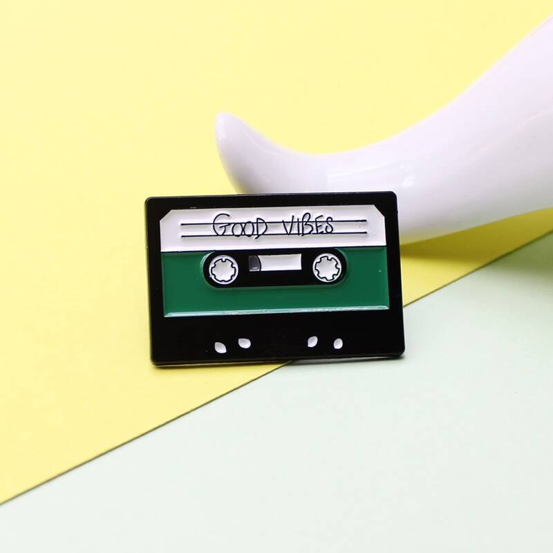

Cartoon Tape Brooch, Multicolor