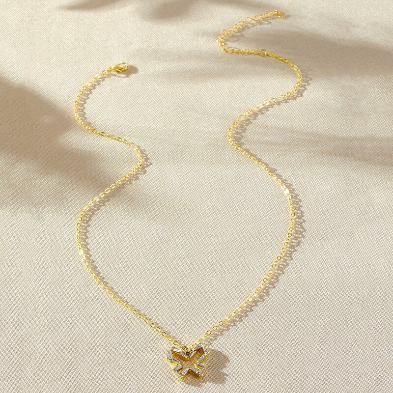

Butterfly Pendant Necklace, Gold
