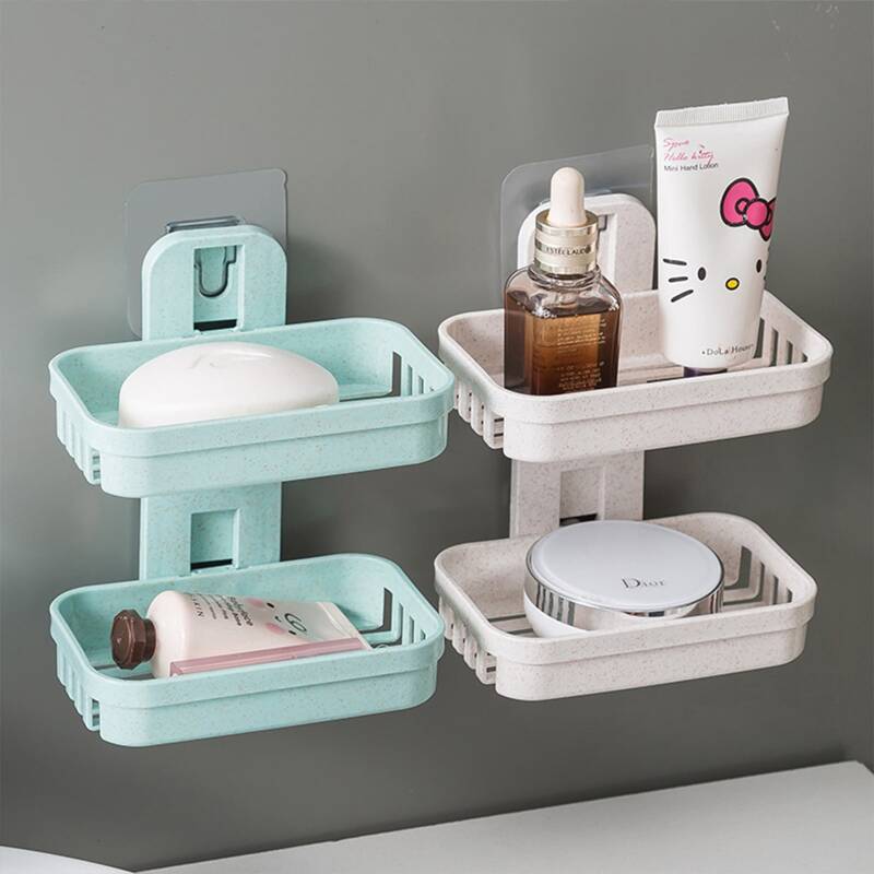 

Random 1pc Double-Layered Soap Holder, Multicolor
