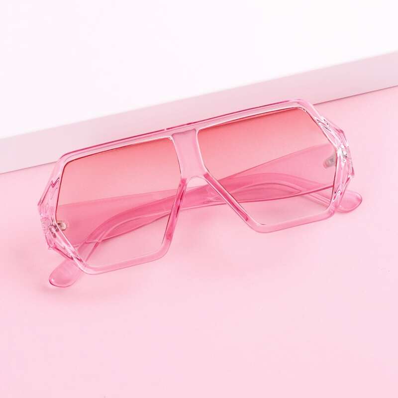 

Clear Frame Gradient Sunglasses