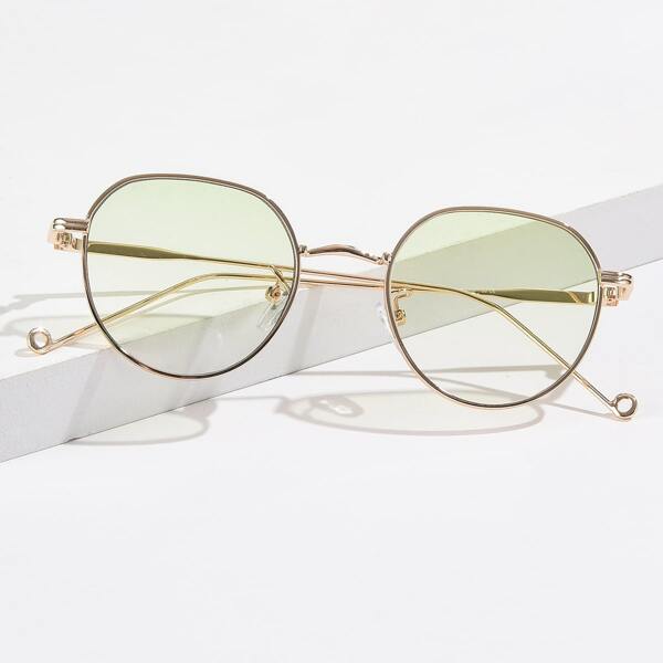 

Men Metal Frame Sunglasses, Green