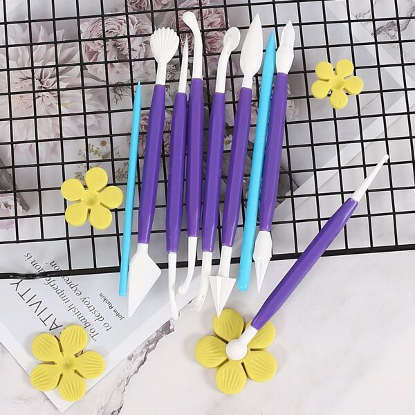 

9pcs Cake Carving Tool, Violet purple