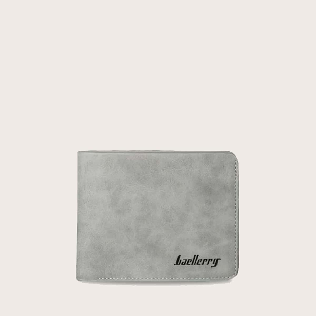 

Guys Letter Graphic Purse With Card Holder, Grey