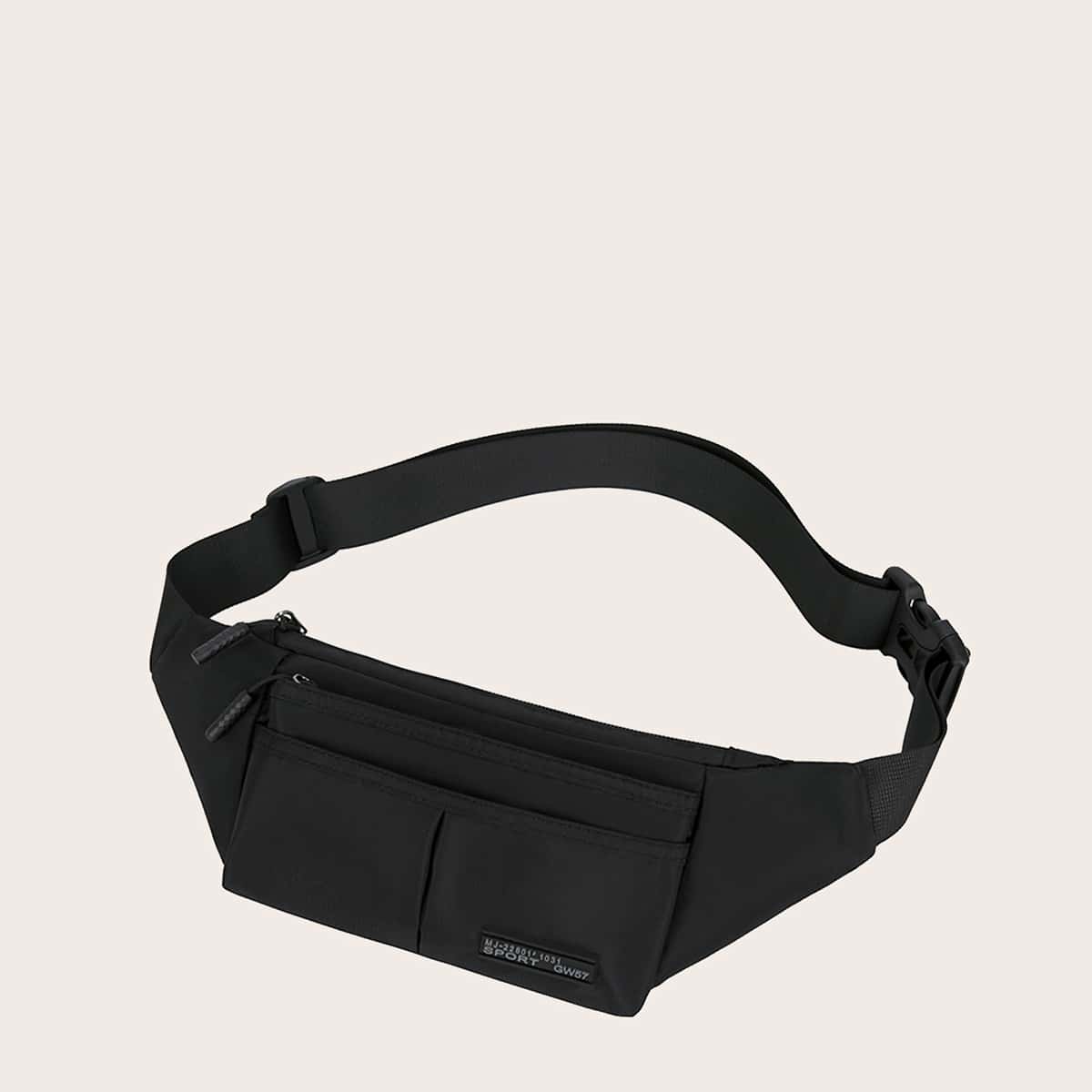 

Minimalist Nylon Fanny Pack, Black