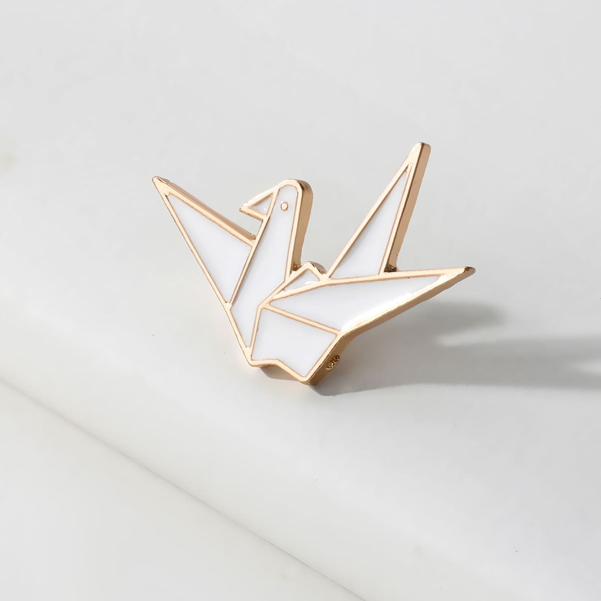 

Thousand Paper Crane Brooch, White