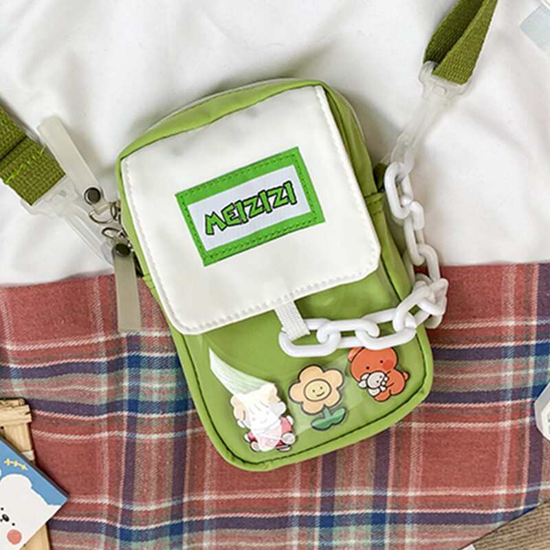 

Cartoon Colorblock Crossbody Bag, Multicolor