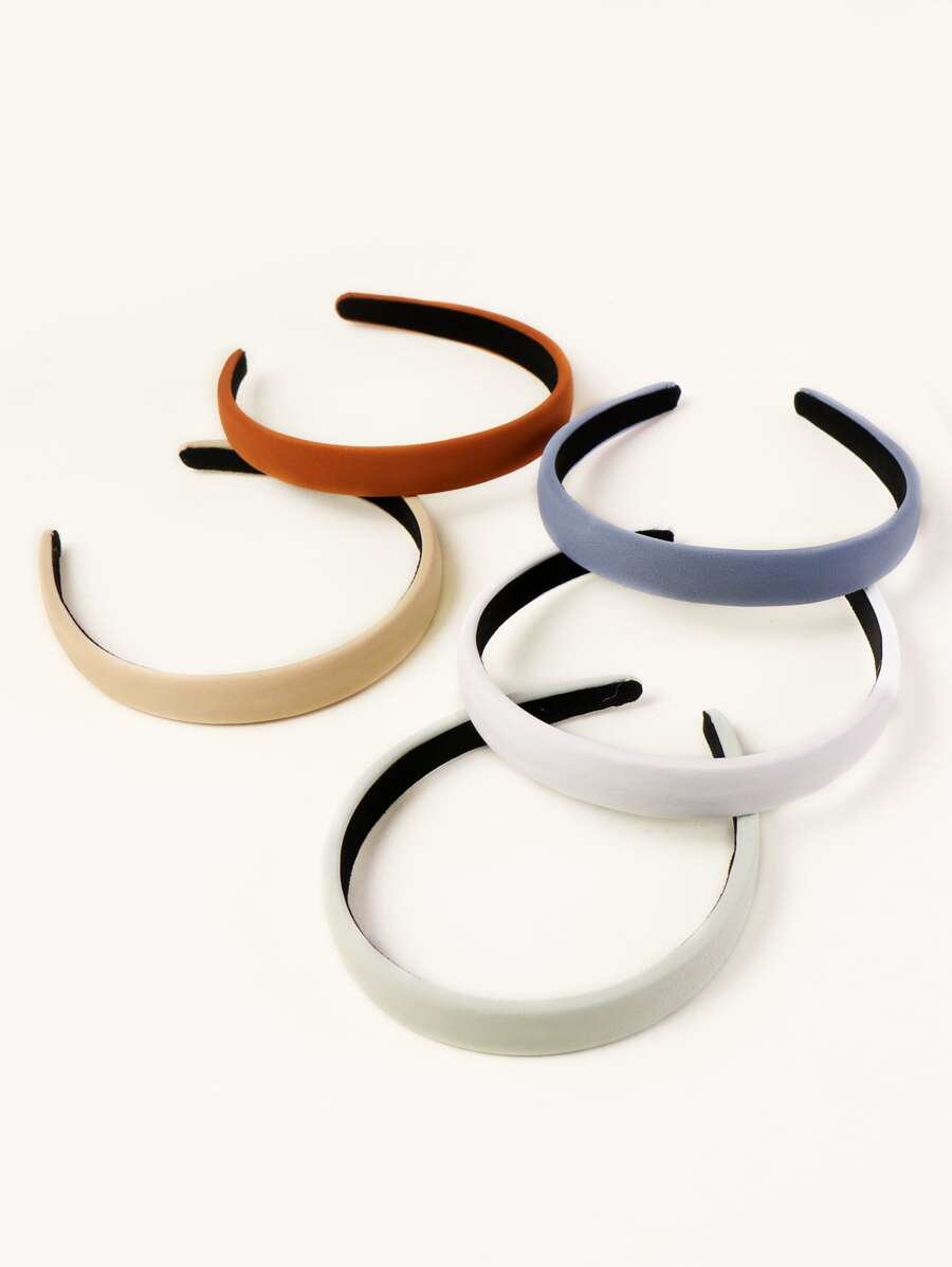 5 piezas aro de pelo simple