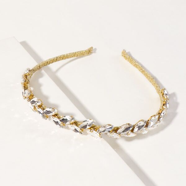 

Rhinestone Hair Hoop, Yellow