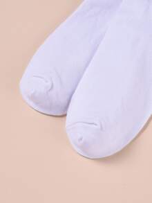 2pairs Men Letter Graphic Socks - Multicolor - View 7