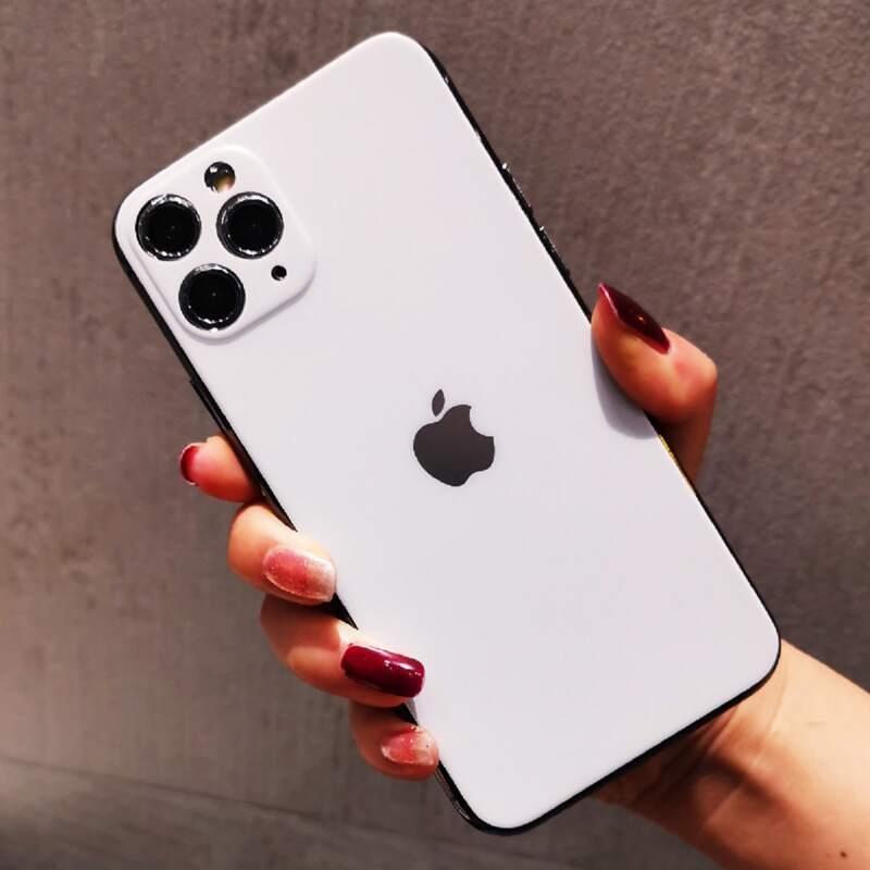 

1pc iPhone Back Sticker, White