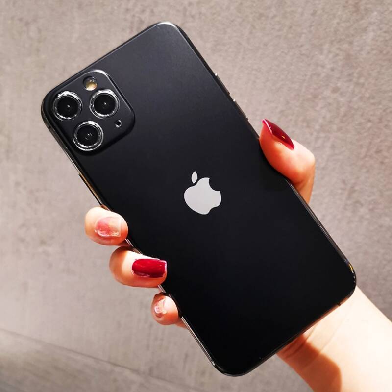 

1pc iPhone Back Sticker, Black