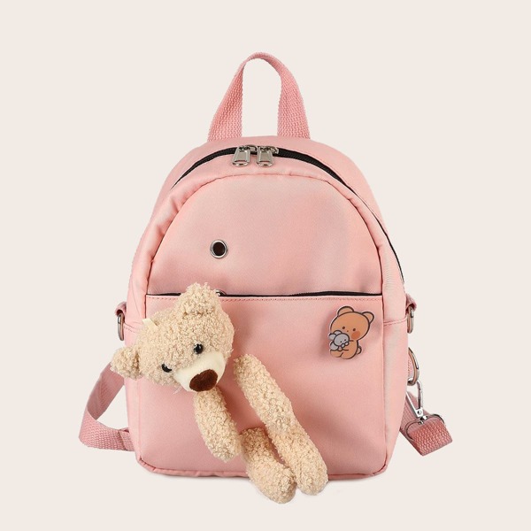 

Girls Toy Decor Backpack, Pink