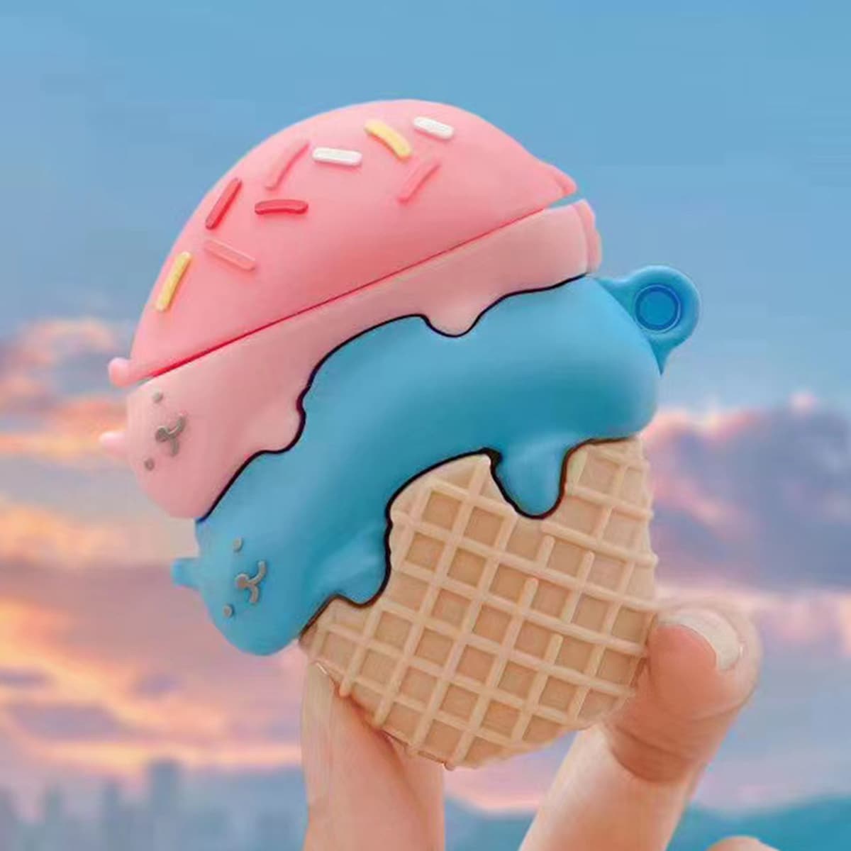 

Ice Cream AirPods Case, Multicolor