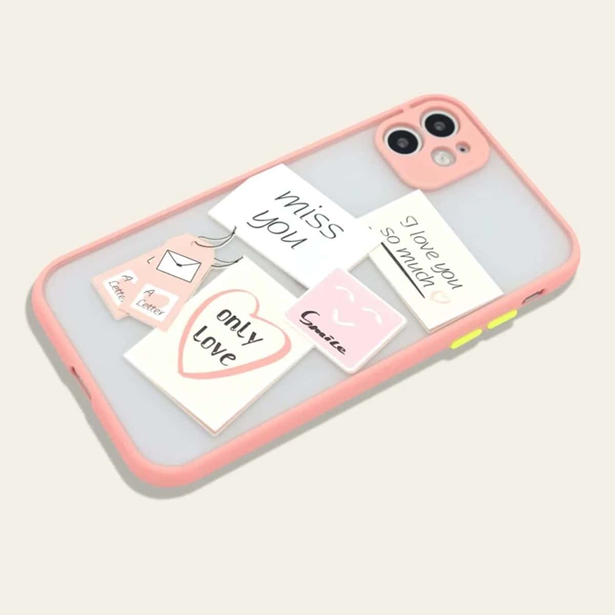 

Slogan Graphic iPhone Case, Multicolor