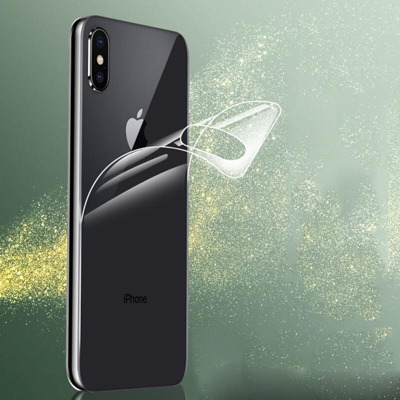 

1pc iPhone Back Protective Film, Clear