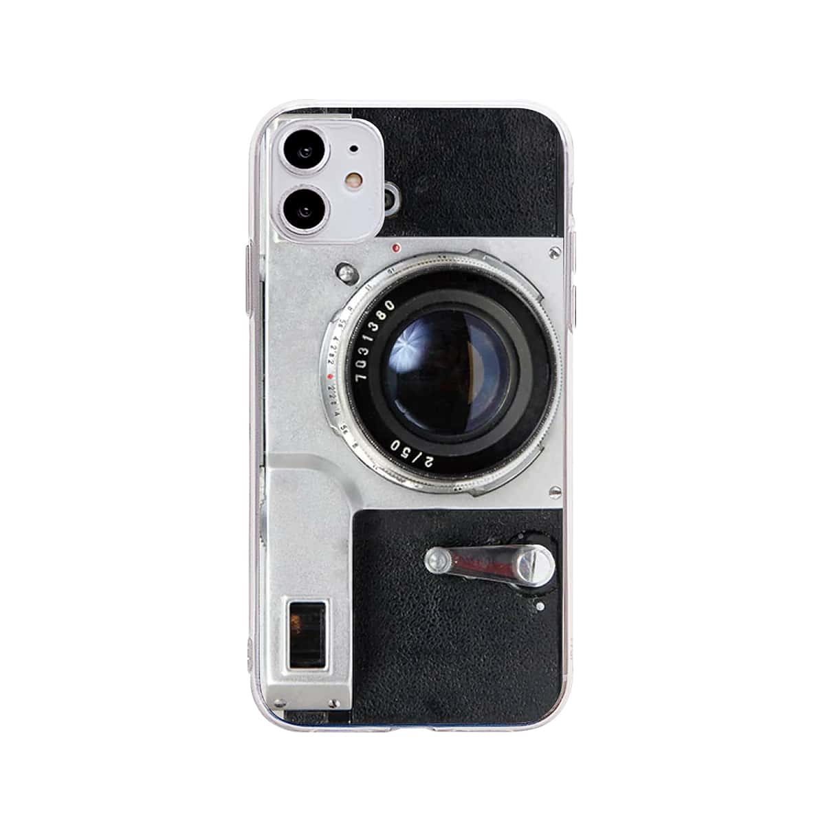 

1pc Camera iPhone Case, Multicolor