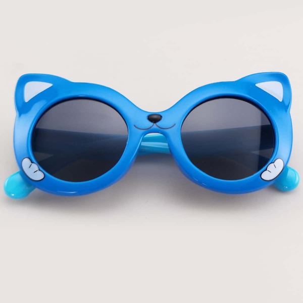 

Kids Cat Ear Decor Polarized Sunglasses, Blue