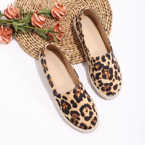 

Leopard Print Espadrille Flats, Multicolor