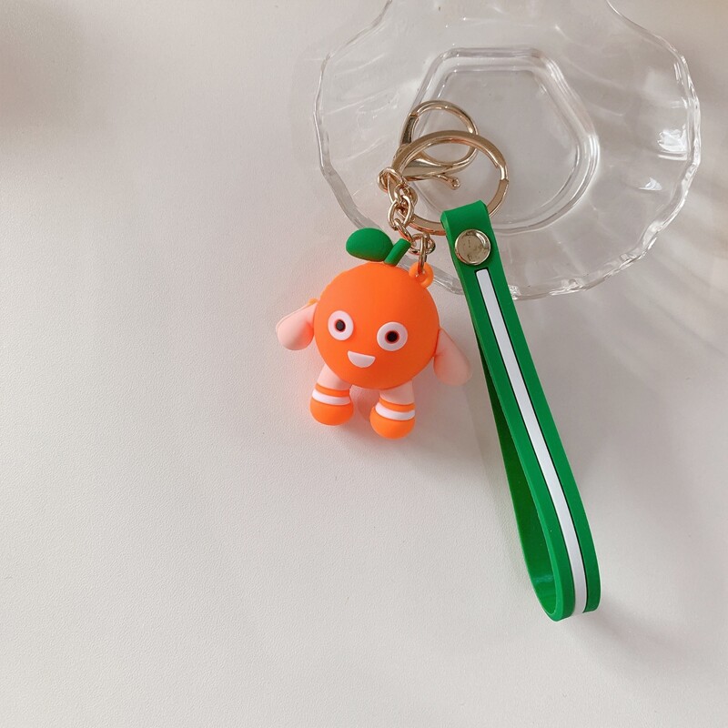 

Cartoon Orange Keychain