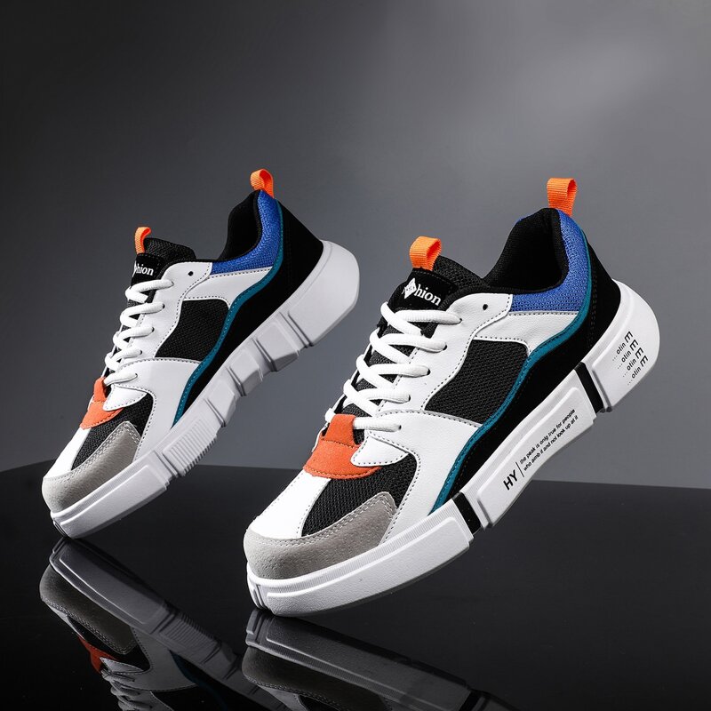 

Guys Lace-up Front Colorblock Sneakers, Multicolor