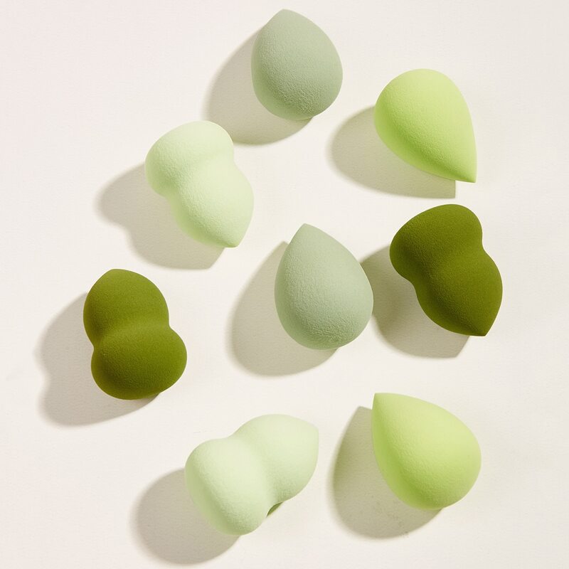 

8pcs Mix Color Makeup Sponge, Multicolor